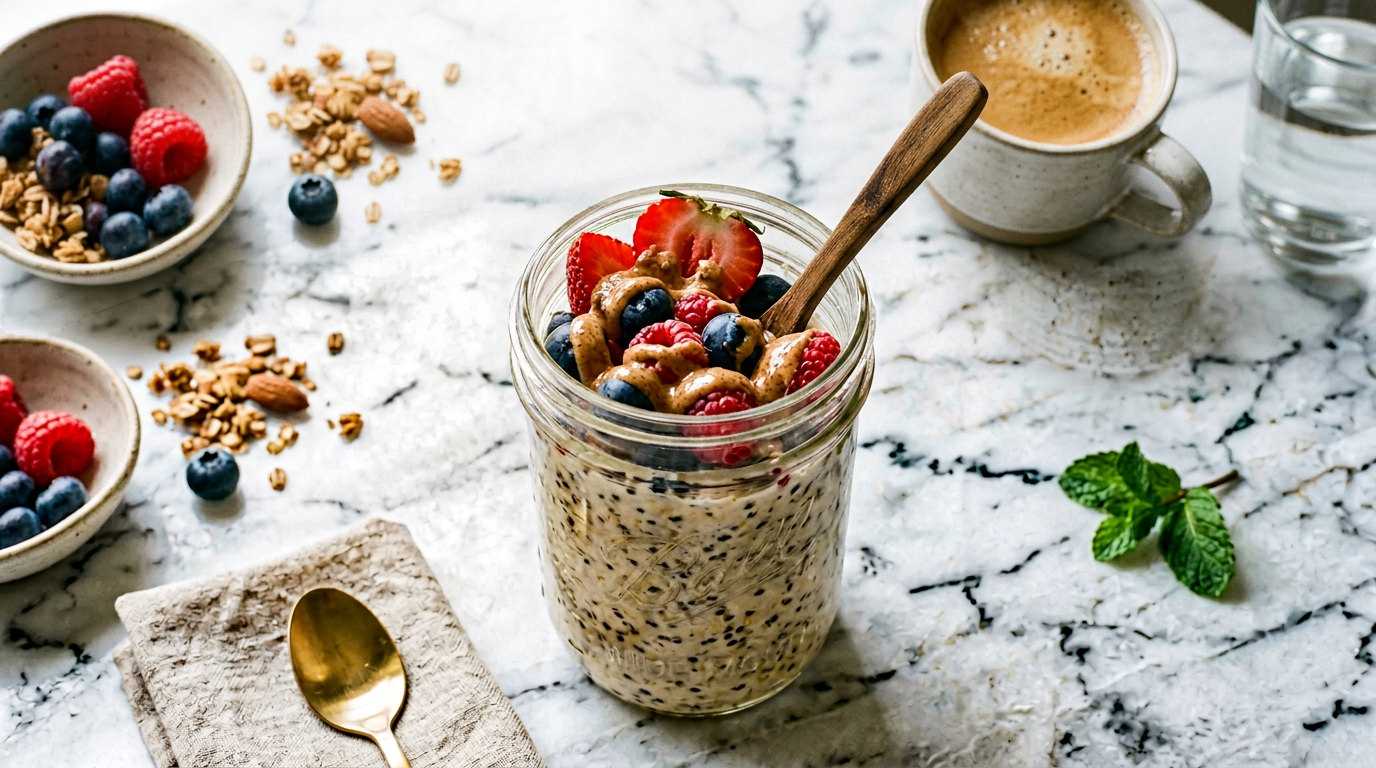 Overnight Oats with Berries