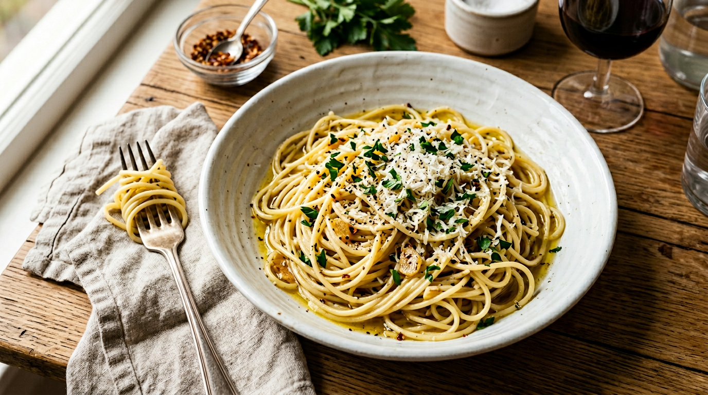 15-Minute Garlic Butter Pasta