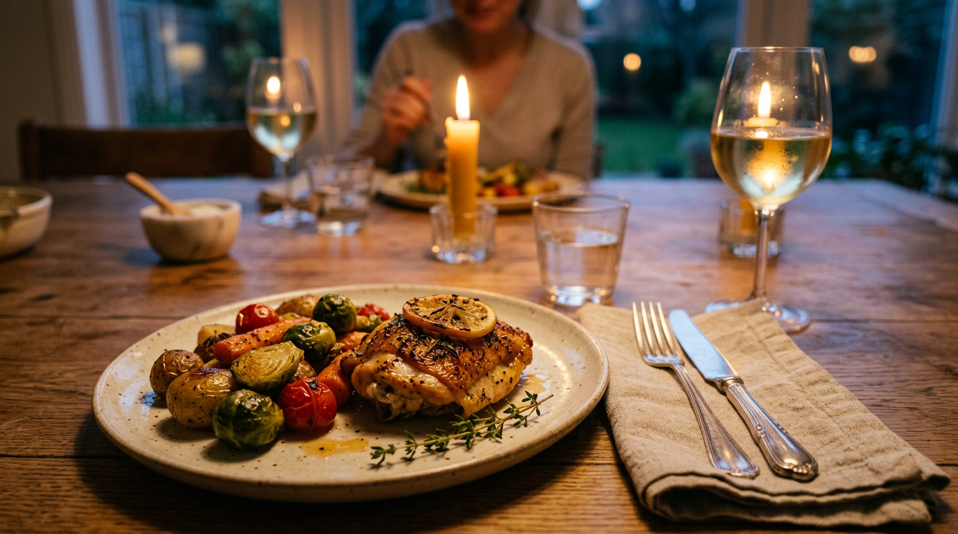 Sheet Pan Lemon Chicken with Veggies
