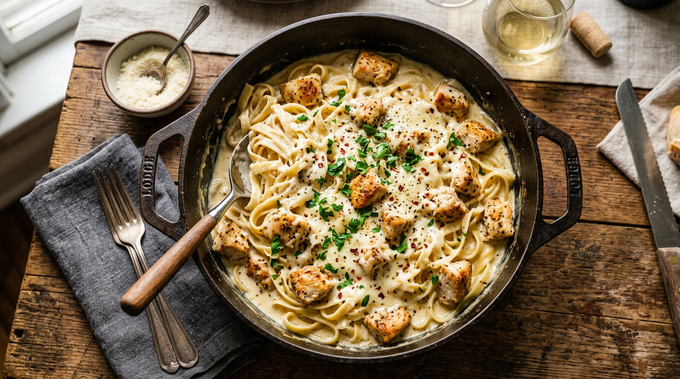 One-Pot Chicken Alfredo