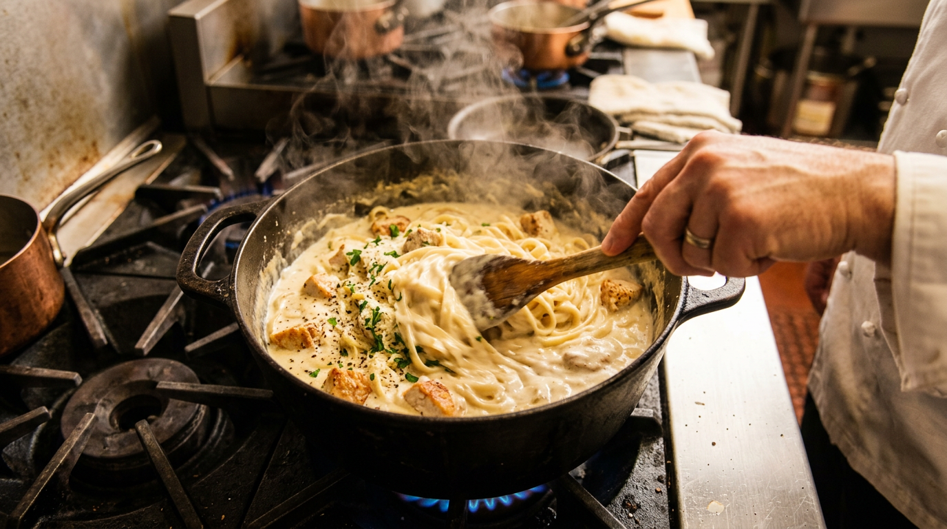 One-Pot Chicken Alfredo